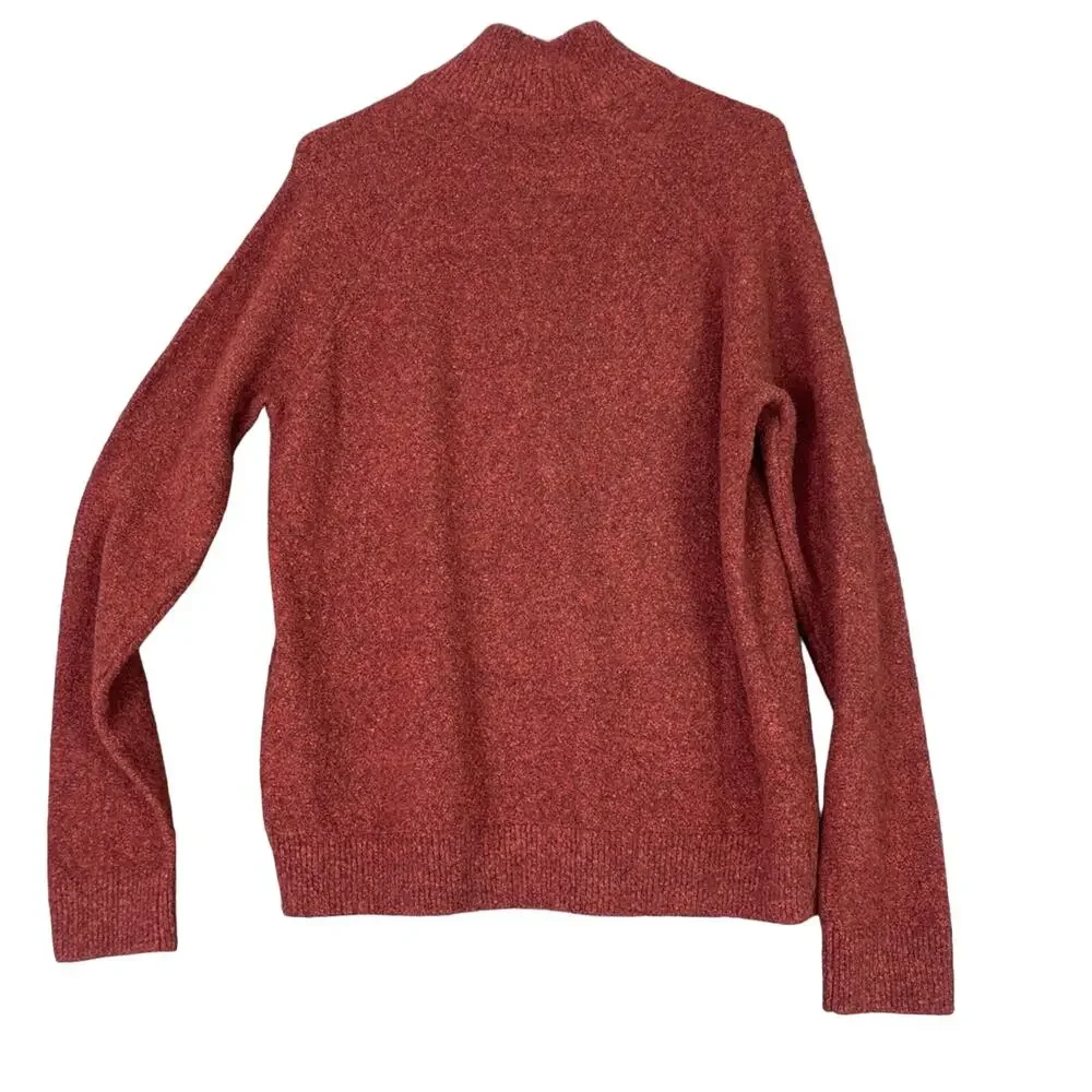 Banana Republic Sweater Mens Medium Rust Cotton & Wool Blend